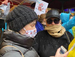 Ukraynalılar İstanbul’da Rusya’yı protesto etti