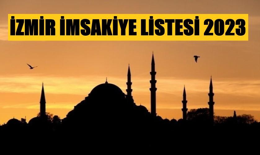 İzmir imsakiye 2023, İftar ve sahur saatleri ve teravih namazı ne zaman?